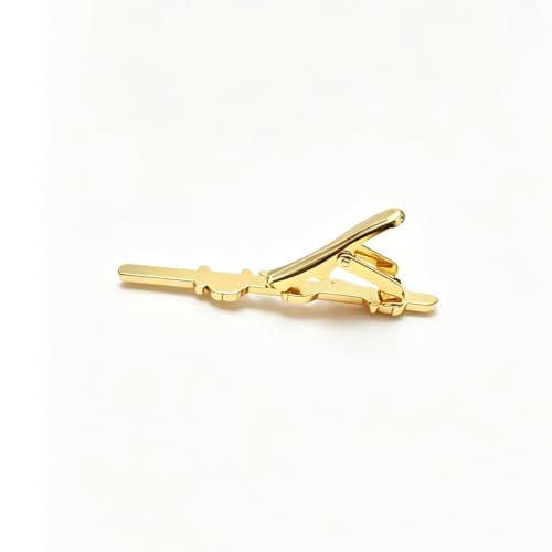 Anime Sword Enamel Tie Clips for Men, Gold-Tone, Anime Theme, Set of 9 Designs - color: Sanemi