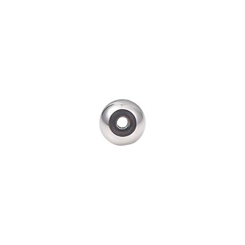 Stainless Steel Spacer Beads 7x5mm Rondelle Loose Charm Caps Beads for DIY Jewelry Making 100pcs with 1.5mm Hole - color: 7x5mm 1.5mm