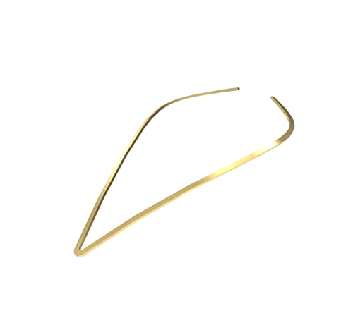 Women's Statement Choker Necklace Exquisite Round Collar Necklace Jewelry In High Polished Round Thin Choker Necklace Jewelry - color: Gold V Shape