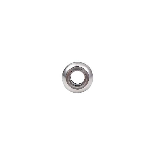 Stainless Steel Spacer Beads 6x3mm Rondelle Loose Charm Caps Beads for DIY Jewelry Making 100pcs with 2.5mm Hole - color: 6x3mm 2.5mm