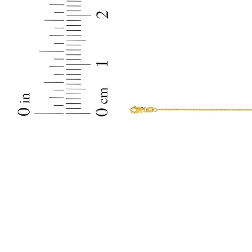 Floreo 10k Yellow Gold 0.45" Personalized Lighting Alphabet Letter A - Z Initial Charm Pendant with optional Extendable Chain Necklace - size: Pendant with Adjustable Chain, 18", style: - B -