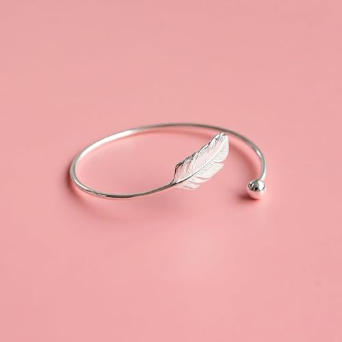 925 Sterling Silver Bracelet Plated Cuff Bangle Bracelet Fashionable Multi-layer Cross Wire Bangle Bracelet Open Adjustable Wide Cuff Bracelet for Teen Girls Fashion Jewelry - color: 10