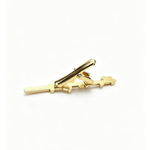 Anime Sword Enamel Tie Clips for Men, Gold-Tone, Anime Theme, Set of 9 Designs - color: Shinobu