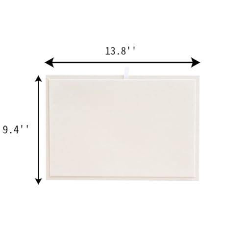Stratalife Jewelry Tray Lid Compatible for 13.8" x 9.4" x 1.2" Jewelry Tray | Velvet Fabric Wrapped, Dust-proof, Suitable for Jewelry Tray Without Lid
