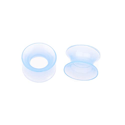 50 PCS Ear Stretching Kit 14Gauges-00Gauges Earring Marble Acrylic Taper Piercing Jewlery Sets - color: Blue