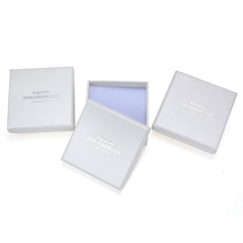 Adabele Authentic Sterling Silver Birthstone Stud Earrings 6mm 8mm Cubic Zirconia Imitation Diamond Gemstone Hypoallergenic Nickel Free Tarnish Resistant Women Fine Jewelry - color: March, size: 8mm/2 Carat/Large