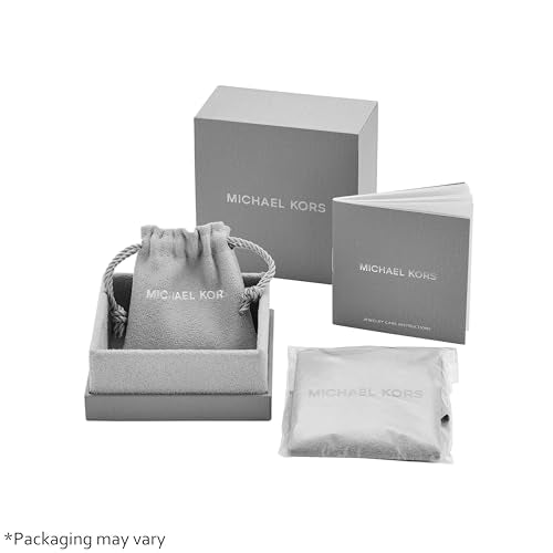 Michael Kors Silver-Tone Bracelet for Women; Bracelets; Jewelry for Women - color: MK Repeating Logo