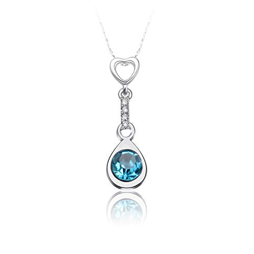 Aylifu Birthstone Charms Crystal Pendant Charms 12 Months Birth Charms for Necklace Bracelet Earring - color: 12 Colors
