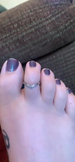Briana Williams Toe Rings for Women Gold Toe Ring Adjustable Silver Open Band Rings Simple Wave Diamond Barefoot Beach Foot Jewelry for Summer - color: B1 -5pcs, silver