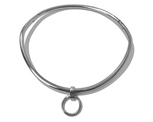 6mm Curved Locking Eternity Collar Polished Stainless - size: 19" (Inside Circumference)