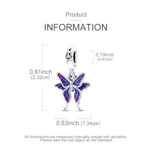 LNQOBU 925 Sterling Silver Charms Color-changing Chameleon Dangle Charm Beads Glow in the Dark Charme fits Pandora Bracelets and Necklace Jewelry Gift for Women - style: Glow in the dark 1728