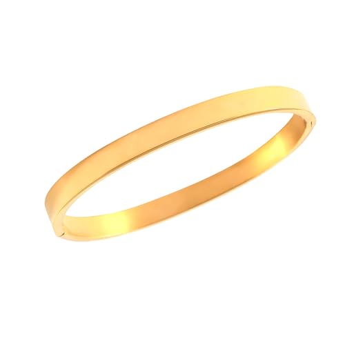 JewarHaat Gold Bracelets for Women Stack Love Bangle Bracelets Trendy Stainless Steel Friendship Birthday Anniversary Wedding Jewelry Stocking Stuffers Christmas Gifts Women Mom Wife - color: Gold