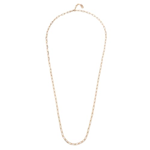 Uno de 50 Paperclip Link Chain Necklace, 34"