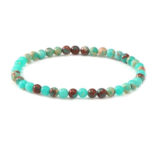 Handmade Stackable Rice Seed Beaded Ball Bracelets set for women, Romantic Boho Trendy Acrylic Glass Stretch Accessories Multi Layer Jewelry, Daily Wear Party Holiday Friendship Gift - color: Rainbow