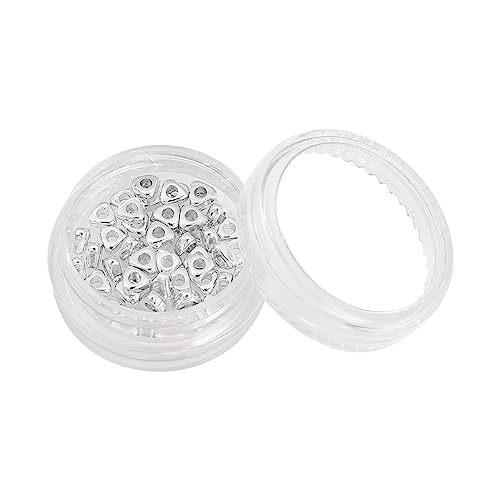 Silver Plated Triangle Spacer Beads 4x2mm 50pcs for Jewelry Making Findings Non Tarnish - color: Silver, size: 4x2mm Triangle