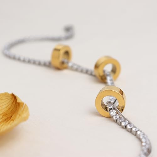 Gold Pendant Pearl Layered Choker Necklace Set for Woman, Chunky Charm Adjustable Pearls Bead Gemstone Shell Conch Tiger Eye Natural Stone Bow Chain Nacklaces Fall Fashion Prom Jewelry Gift. - color: Gold Circles