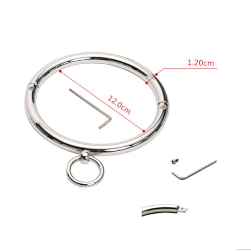 Elevate Your Look with a Polished Stainless Steel Locking Necklace: Women's Chunky Neck Collar Jewelry