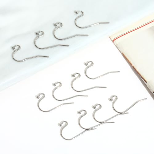 12pcs 20G Pure Titanium Earrings Hooks Ball Dot Ear Wires Hypoallergenic DIY Earrings Findings for Jewelry Making - color: 12pcs Ball dot hooks, size: 12PCS
