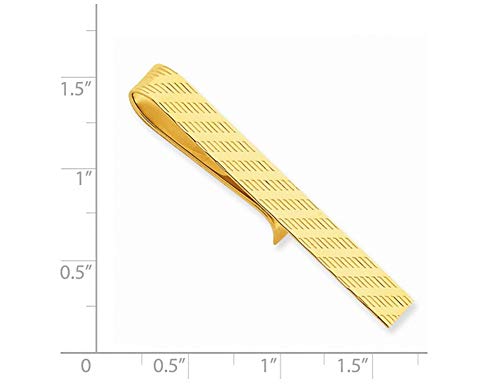 Mens Tie Bar in 14K Yellow Gold