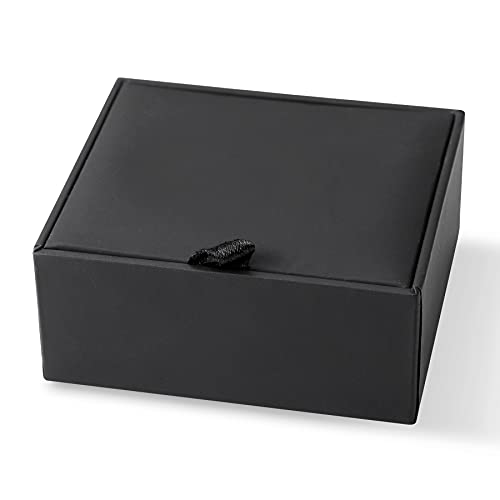 Cufflinks for Men and Tuxedo Shirt Studs Set with Gift Box Stainless Steel Cuff links - style: Navy blue