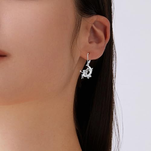 Fairy Gift Necklace/Earrings for Women 925 Sterling Silver Angel Elf Jewelry Gifts for Daughter - color: Earrings-C