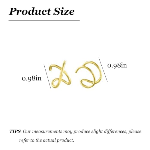 Ear Cuffs Non Piercing Ear Cuff Earrings for Women Gifts Trendy Stuff Clip on Cartilage Earrings Stacks Fake Earrings Jewelry Gifts - color: A1:1pcs chain pearl ear cuff silver