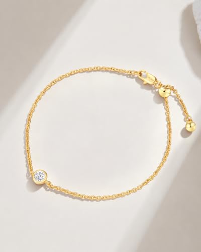 Shinybox Gold Chain Bracelets for Women 14K Gold Filled Dainty Chain for Daily Wear