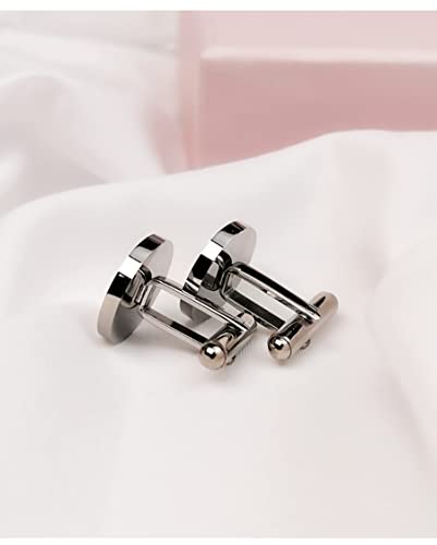Kooer Personalized Men's Wedding Cufflinks, Custom Father Of The Bride Cuff Links Jewelry Gift For Men Him Groom Groomsman - style: best man