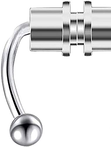 Magnetic Septum Nose Ring Horseshoe Fake Nose Ring Hoop Reusable Nose Ring Hoop Non-Piercing 316L Stainless Steel - 5 Pack