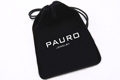 PAURO Women's Black Velvet Ribbon Choker Necklace for with Gold/Silver O | Stainless Steel,Classic Charm Jewelry - color: Heart-Gold