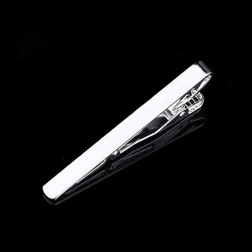 5 Pack Tie Clip for Men Tie Bar Clip Set Formal Business Men's Necktie Clips Shirts Men Slim Tie Pin Clamp, Gold Silver Black,white,Blue antique - color: Silver【5-Pack】