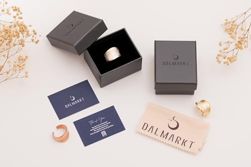 Handmade Hammered Sterling Silver Wide Band Ring - color: Brass (Silver)