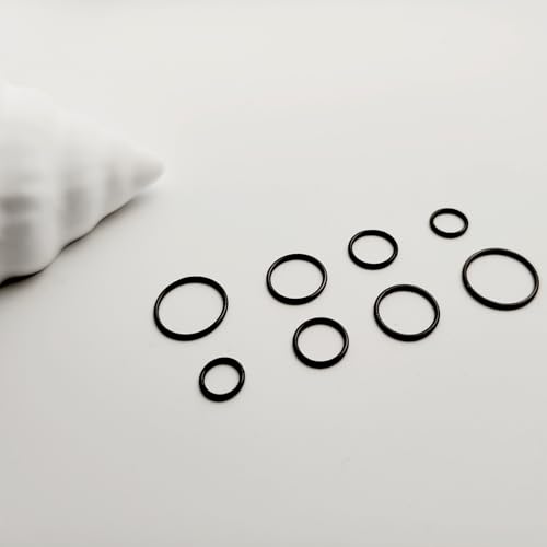 4/8Pcs 20G 18G 16G Nose Rings Hoops Surgical Steel | Nose Seamless Hinged Clicker Segment Septum Lip Rings Conch Tragus Cartilage Daith Rook Piercing Jewelry 6mm 8mm 10mm 12mm - color: Black, size: 18G*(6/8/10/12mm)-8pcs