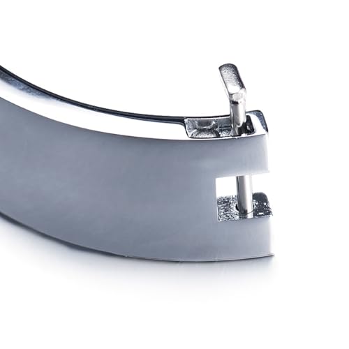 Trendy Women Fashion Chokers, Polish Shinning Stainless Steel Necklace, Punk Choker Collars with O Ring for Bold Style