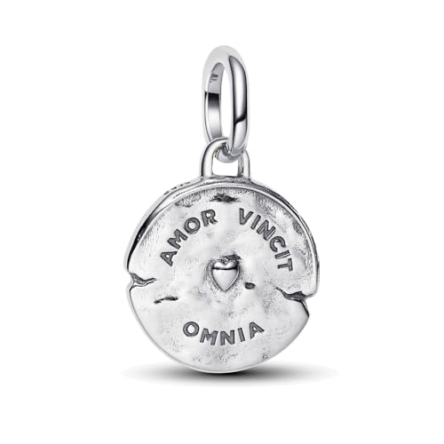 925 Sterling Silver Dangle Charm Fit Women Bracelet And Necklaces Jewelry | Medallion Pendants Beads Jewelry Charms for Women Fashion Gift Family Friends Mother's Day - color: Heart Medallion Charm M1788