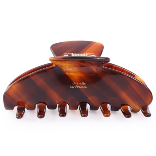 Hair Claw Clips for Thick Hair, Nonslip Large Caramel Claw Clip, Celluloid Butterfly Jaw Clip, Strong Hold Hair Clips for Women - color: Caramel Claw Clip