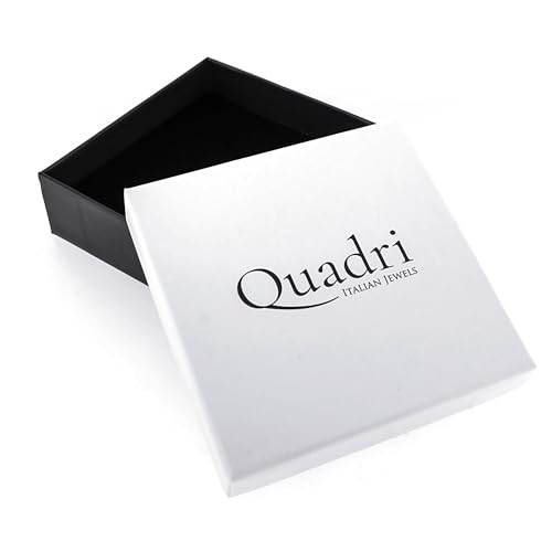 QUADRI 925 Sterling Silver Bracelet for Men - Figaro Bracelet for Men 7.5"/8.5" - style: Length 8.5 Inches