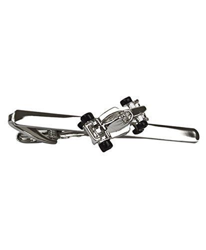Men's Fashion Golden & Silvery Tone Novelty Collection Tie Bar - style: TB1711-Race Car
