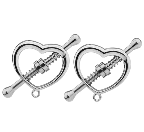 Fake Nipple Rings For Women Heart Stainless Steel Body Jewelry Dainty Shields Rings Simple Trendy Jewelry