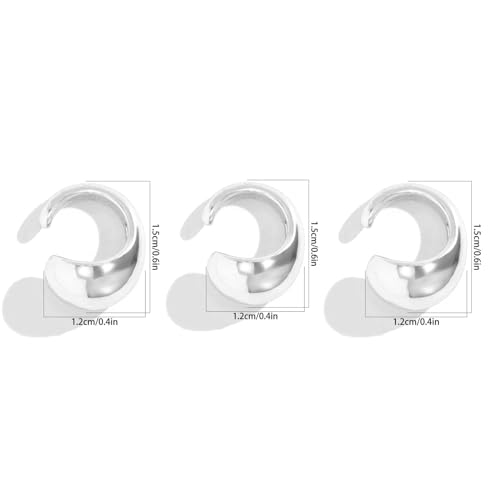Ear Cuffs Non Piercing Ear Cuff Earrings for Women Gifts Trendy Stuff Clip on Cartilage Earrings Stacks Fake Earrings Jewelry Gifts - color: S:2pcs pearl ear cuff