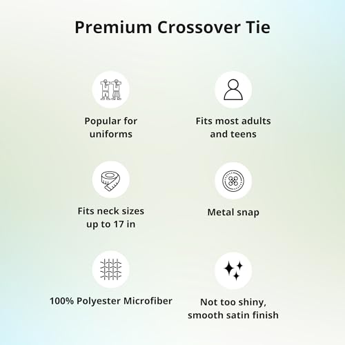 tiemart Crossover Tie - color: Orange Premium