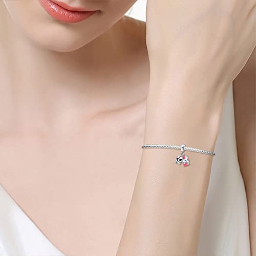 KUNSIR Charms Beads fits Pandora Charm bracelets for Woman 925 Sterling Silver Dangle Pendant Bead Jewelry Beads Gifts Happy Birthday Charms for Women Bracelet&Necklace - style: Camera and Photo Album Charm