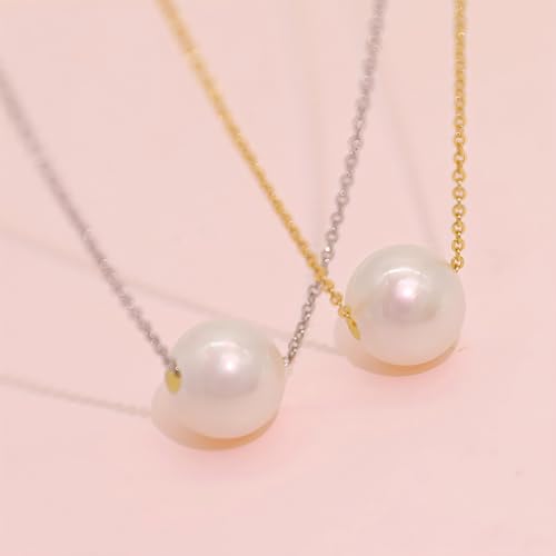 Dainty Layered Pearl Choker Necklace for Women Dainty Chain Necklaces Daisy Pearls jewelry Valentine Day Graduation Bride Gifts - color: silver