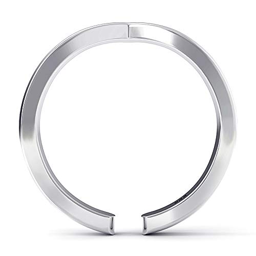 Metal Factory Sterling Silver Chevron Adjustable Toe Band Ring