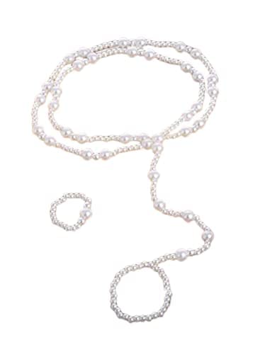 Pearl Barefoot Sandal Foot Jewelry Anklet Bracelet Ankle Chain, 1 Pieces