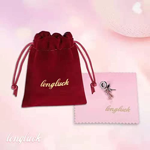 925 Sterling Silver Charms for Bracelets Necklaces Dangle Pendant With 5A Cubic Zirconias Bead Charm for Women DIY Jewelry - style: Pink High Heels Charms