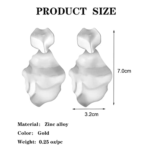 Women's Statement Clip-On Earrings Hypoallergenic Lightweight Clip Earrings - color: silver leaf