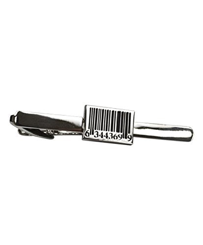 Men's Fashion Golden & Silvery Tone Novelty Collection Tie Bar - style: TB1714-Bar Code