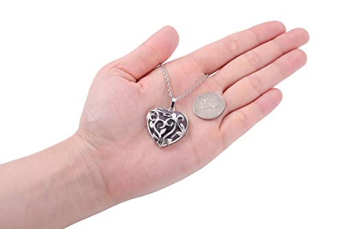 Jovivi Amethyst Rose Quartz Healing Crystal Necklace for Women Flower Leaf Wire Wrapped Crystal Heart Gemstone Pendant Necklace Natural Stone Reiki Quartz Jewelry Mothers Day Gifts - color: Amethyst Crystal