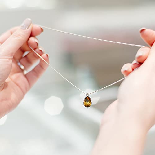 Birthstone Charms Beads, 48 Pcs Teardrop-Shaped Crystal Charms for Jewelry Making, 12 Colors